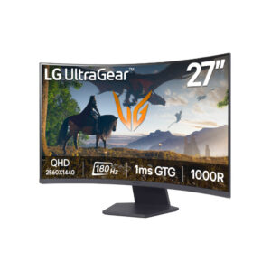 LG MONITOR 27″ Curvo Gamer UltraGear 27GS60QC QHD 180Hz HDMI/DisplayPort (iva inc)