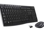 COMBO MOUSE + TECLADO LOGITECH MK270 Inalambrico Negro (iva inc)