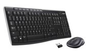 COMBO MOUSE + TECLADO LOGITECH MK270 Inalambrico Negro (iva inc)